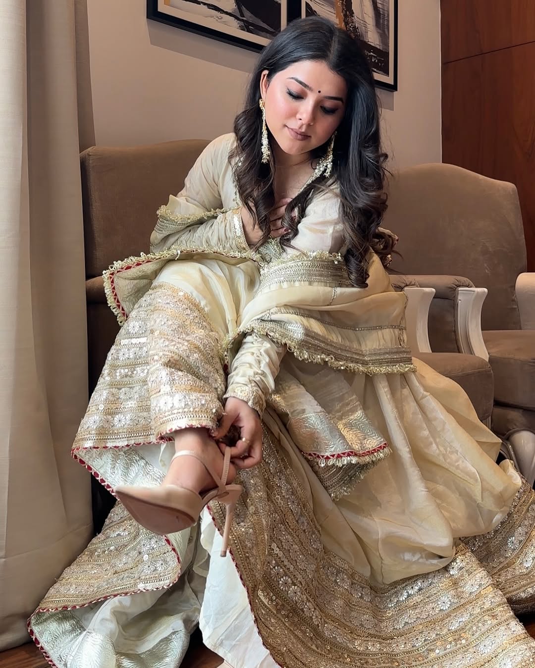 Mumtaz Stunning Anarkali Set