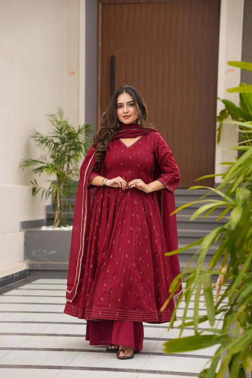 Maho chic cotton suit set
