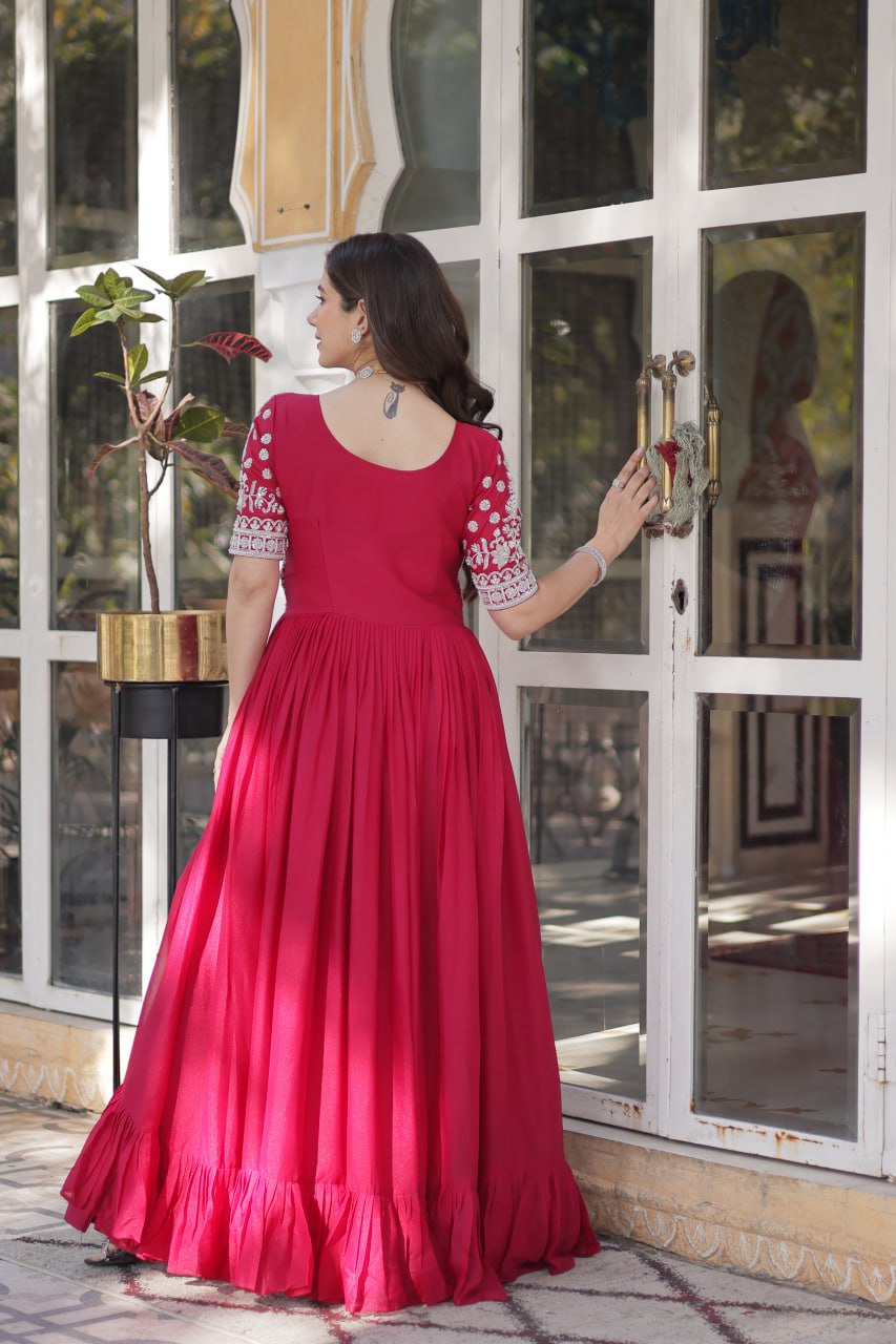 Aayesha Lehenga With Readymade Slit Cut Long Kurti Set