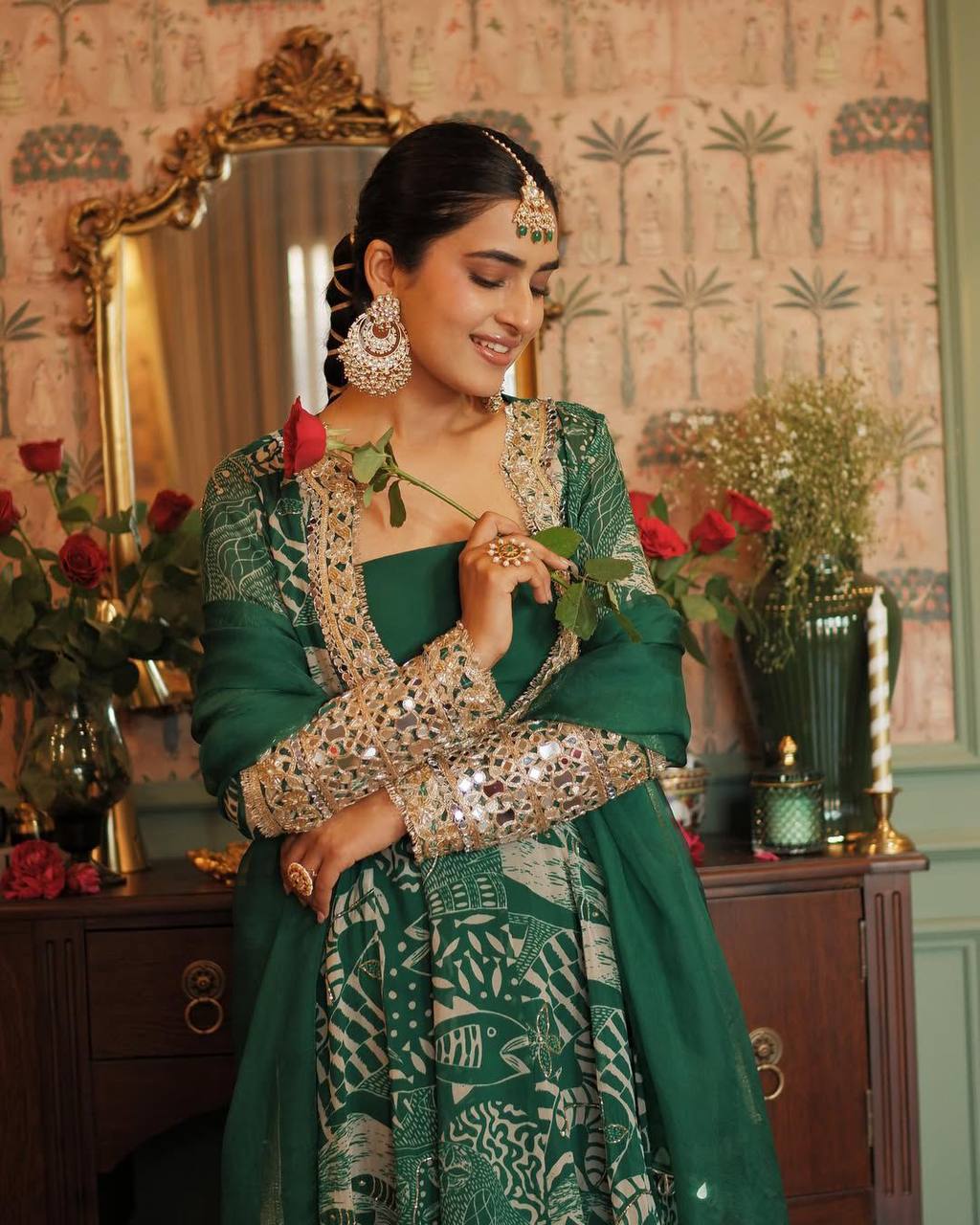 Riwaayat Rang-E-Rooh Beautiful Embroidery Work Suit