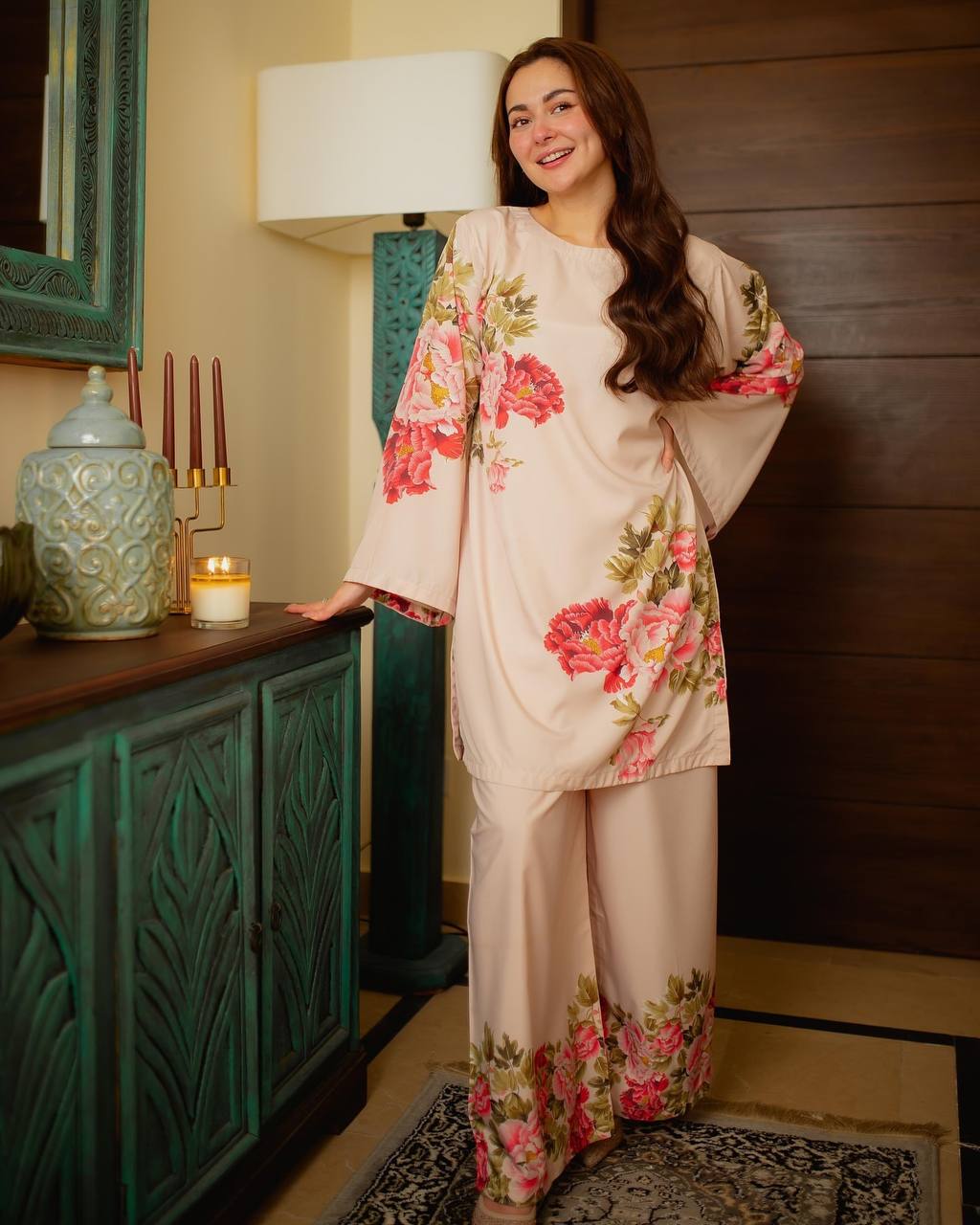 Tvesa Petals & Grace Breezy Summer Look Digital Print Co-ords Set