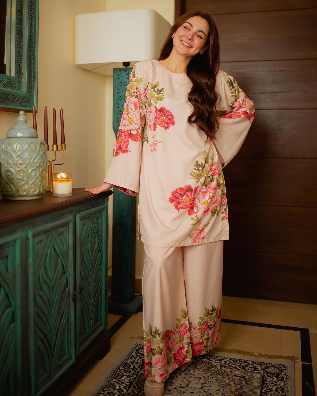 Tvesa Petals & Grace Breezy Summer Look Digital Print Co-ords Set