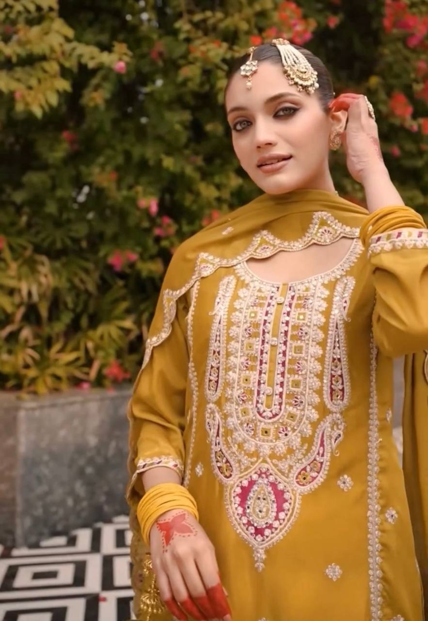 Malini Heavy Embroidered Kurta Set