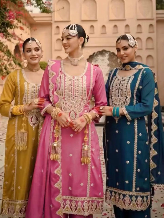 Malini Heavy Embroidered Kurta Set