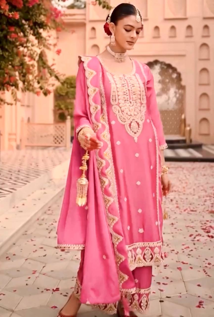 Malini Heavy Embroidered Kurta Set
