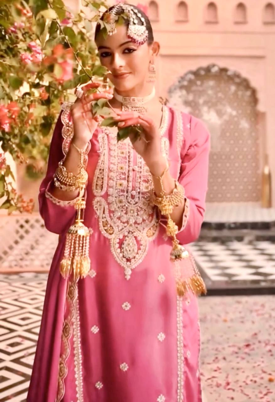 Malini Heavy Embroidered Kurta Set