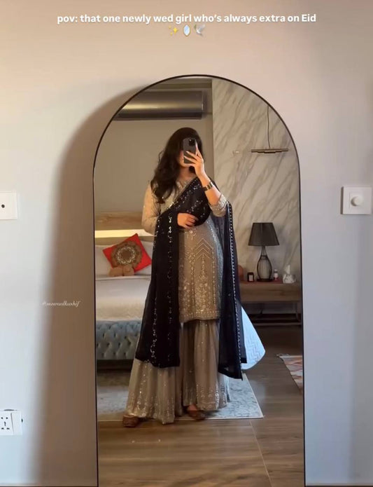 Inaya Royal Sharara Suit Set