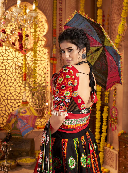 Kutchi mirror Multicolor Garba Special Gamthi
