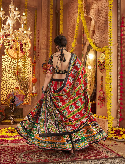 Kutchi mirror Multicolor Garba Special Gamthi