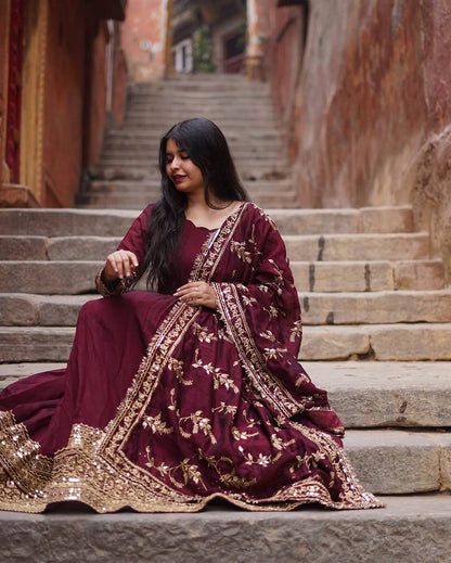 Ethereal Elegance Designer Long  Gown