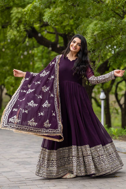 Ethereal Elegance Designer Long  Gown