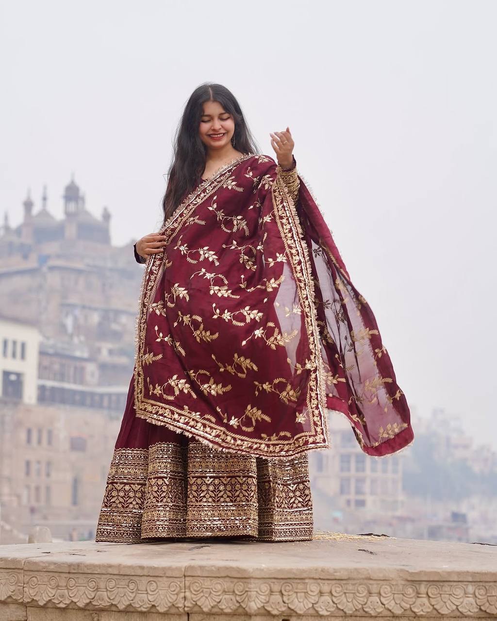 Ethereal Elegance Designer Long  Gown