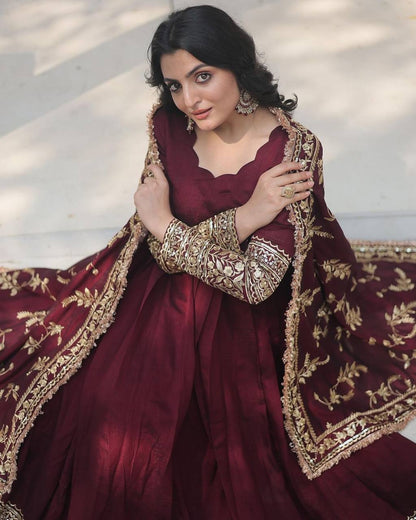 Ethereal Elegance Designer Long  Gown