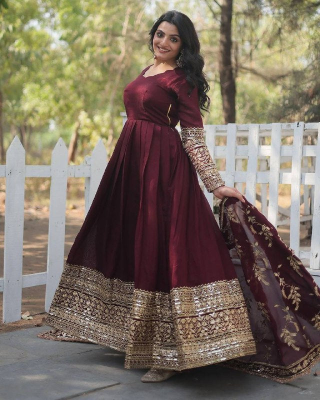 Ethereal Elegance Designer Long  Gown