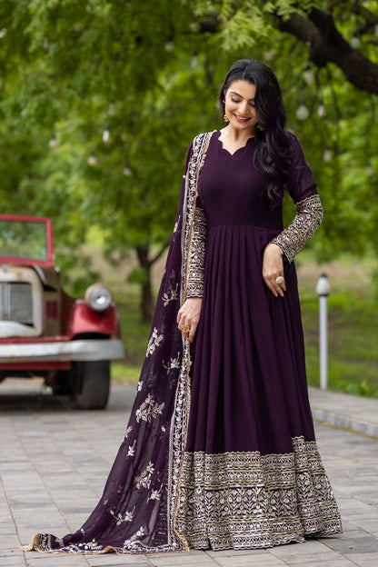 Ethereal Elegance Designer Long  Gown