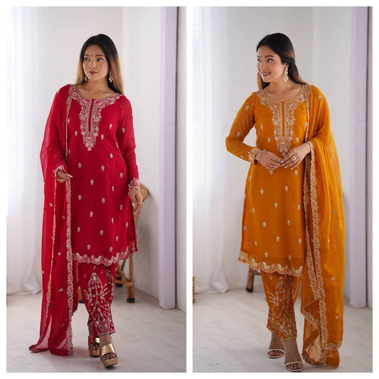 Gulzaar Shine The Royal Patiala Ensemble Suit Set