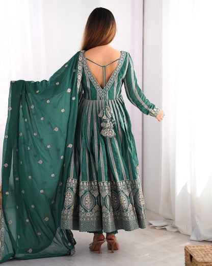 Dhruvi Gorgeous Star Georgette Classic Anarkali Set