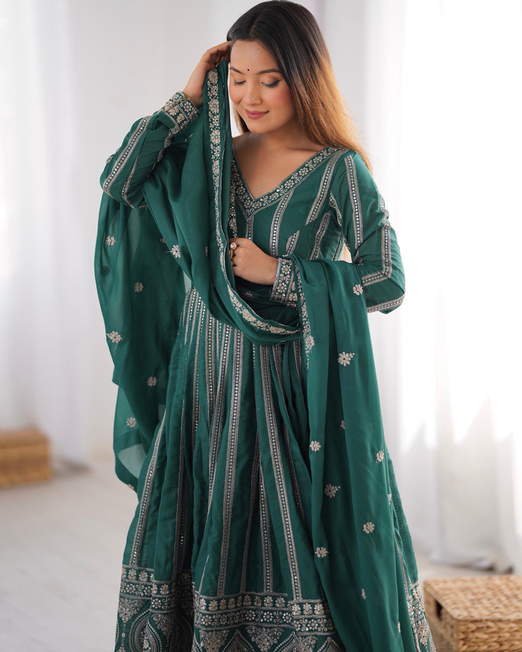 Dhruvi Gorgeous Star Georgette Classic Anarkali Set