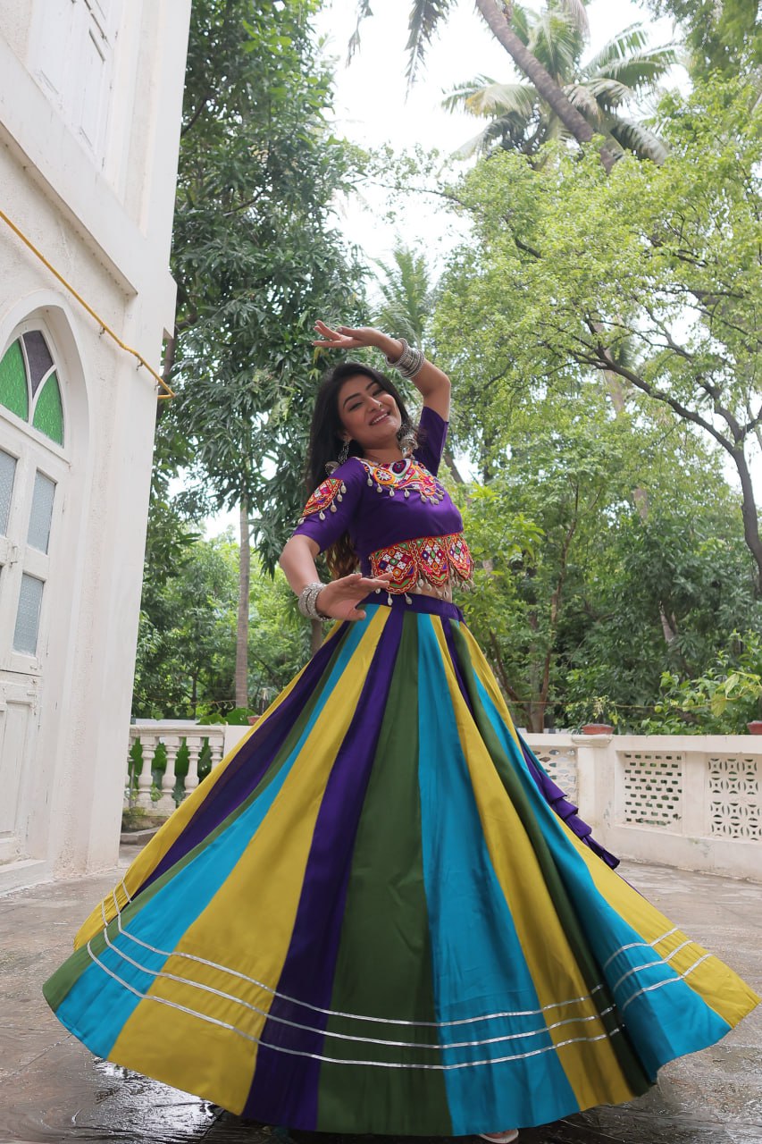 Inaaya’s Twirl into Traditions  Navratri Special Look   Lehenga Set