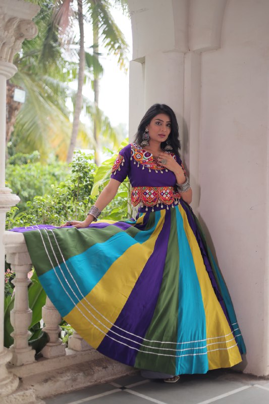 Inaaya’s Twirl into Traditions  Navratri Special Look   Lehenga Set