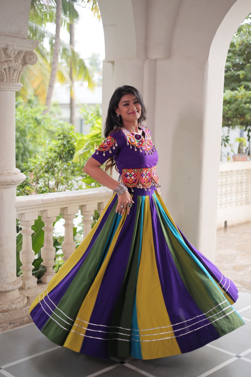 Inaaya’s Twirl into Traditions  Navratri Special Look   Lehenga Set