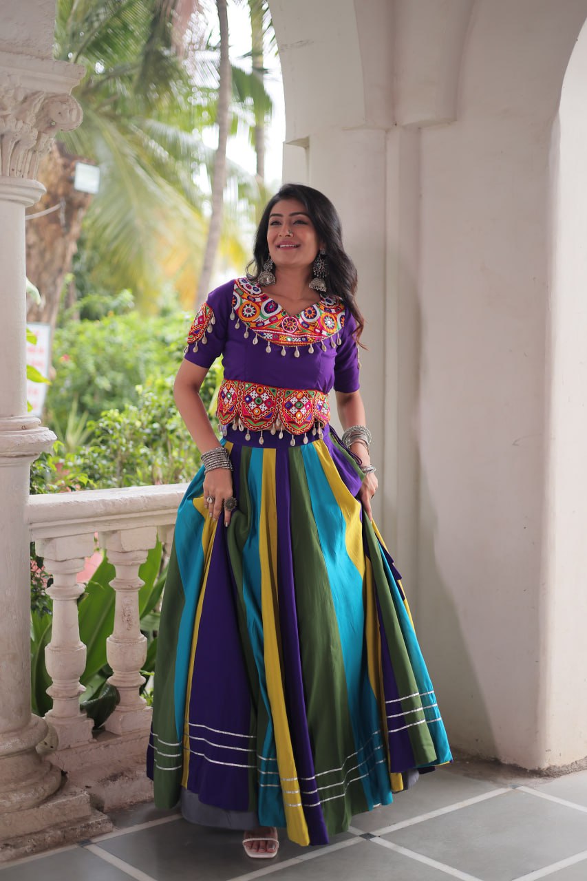 Inaaya’s Twirl into Traditions  Navratri Special Look   Lehenga Set