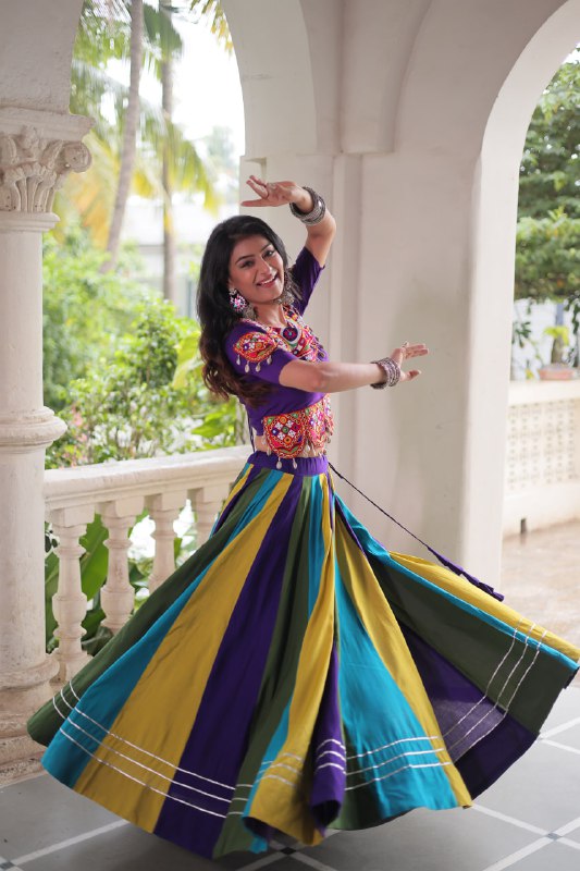 Inaaya’s Twirl into Traditions  Navratri Special Look   Lehenga Set