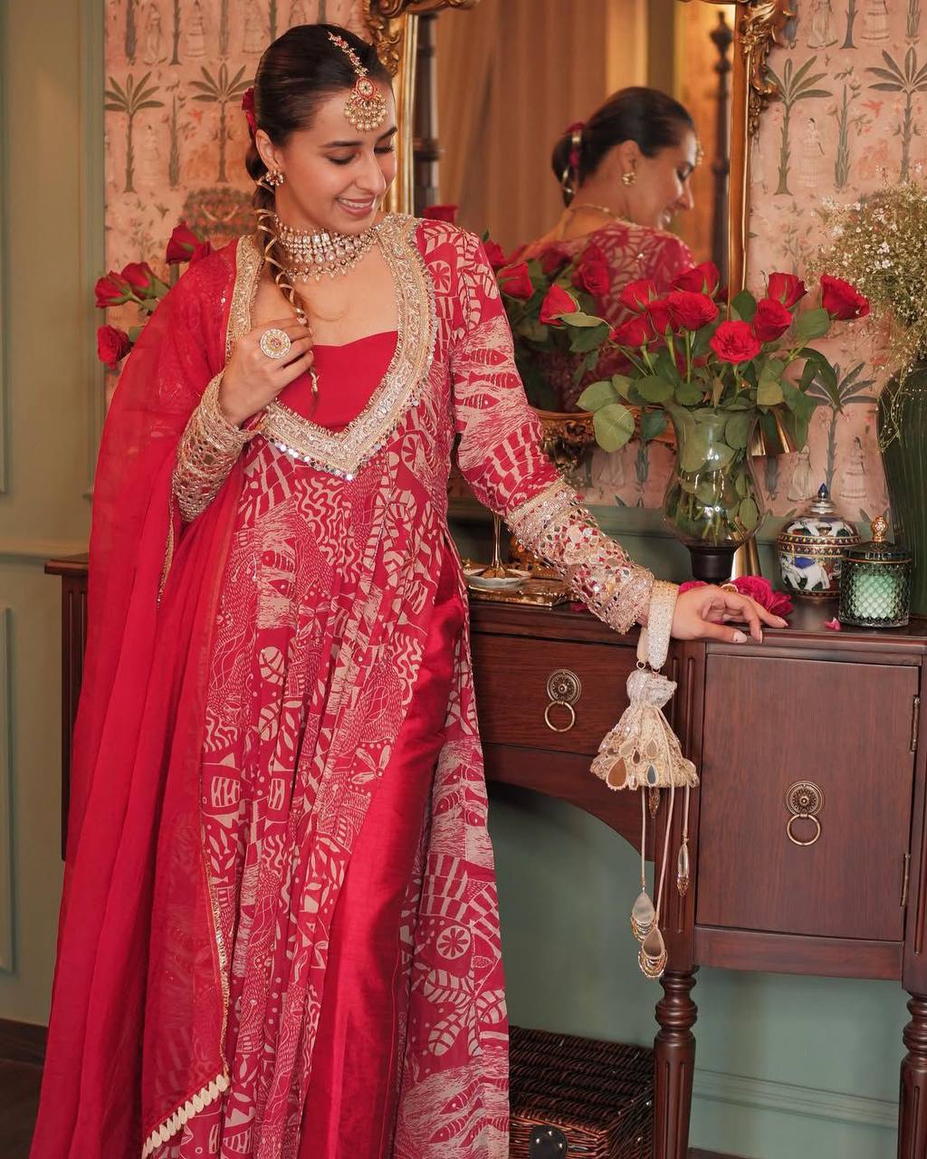 Riwaayat Rang-E-Rooh Beautiful Embroidery Work  Suit