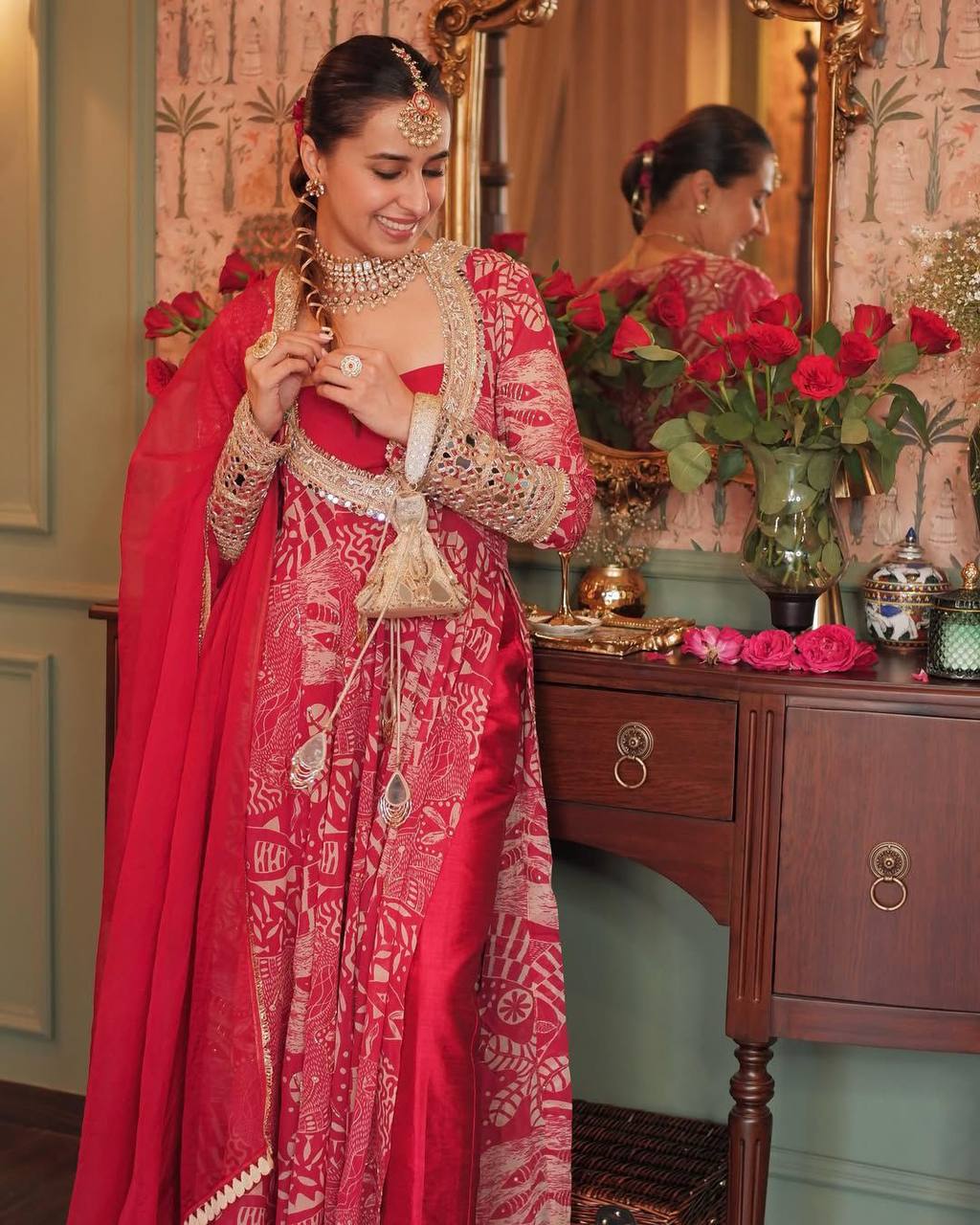 Riwaayat Rang-E-Rooh Beautiful Embroidery Work  Suit