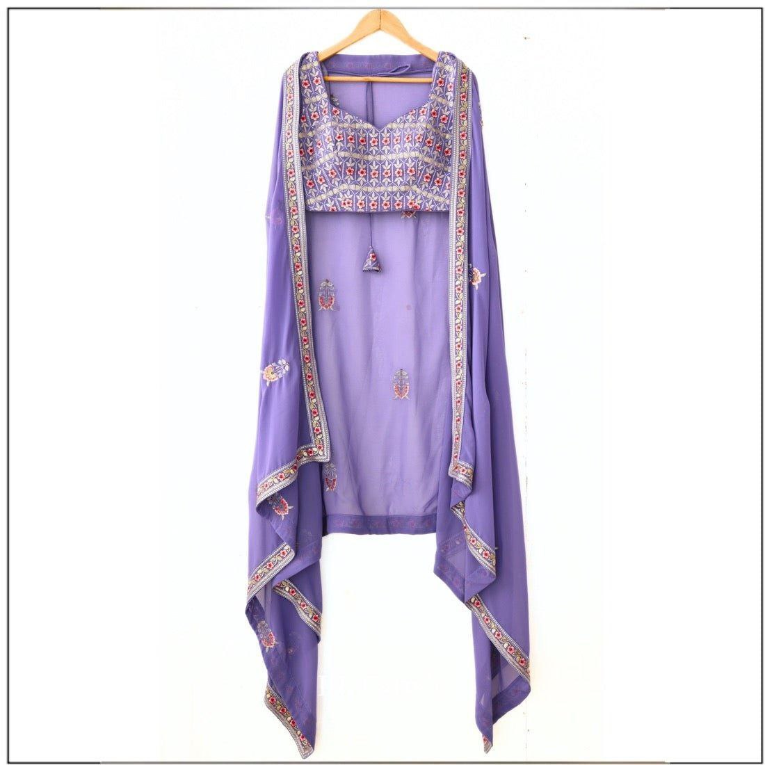 Luxury Lavender Lehenga for Weddings and Events