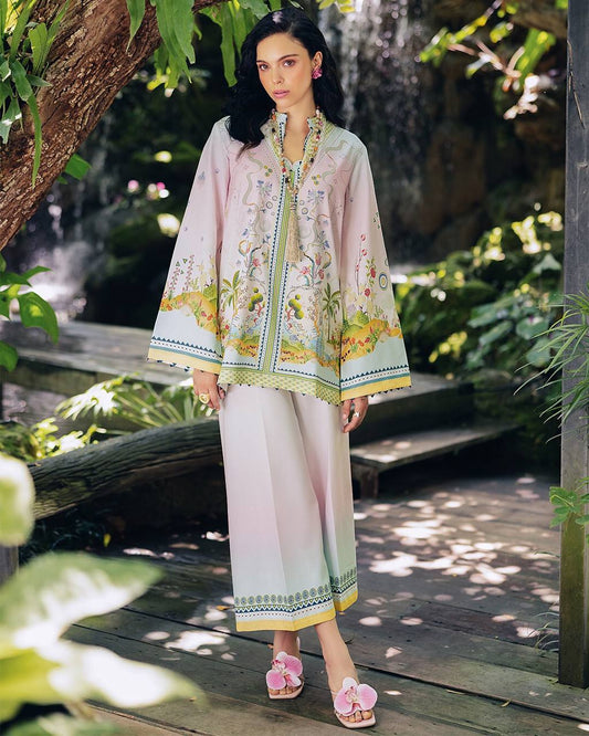 Tvesa Petals & Grace Breezy Summer Look Digital Print Co-ords Set