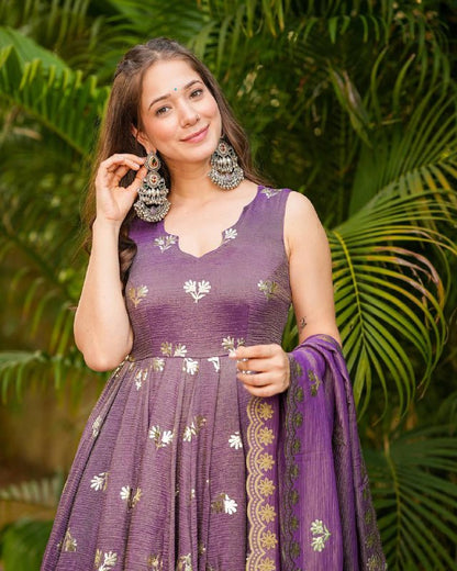 Yashika Classic Banarasi Anarkali Set