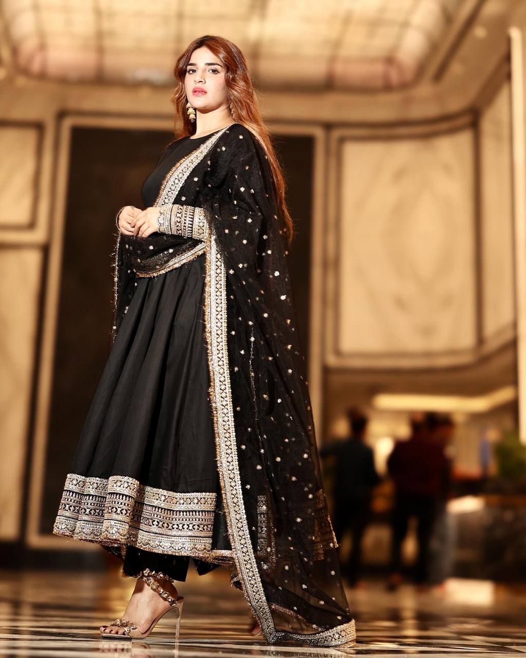 Noir Grace Royal Elegance Black Gown