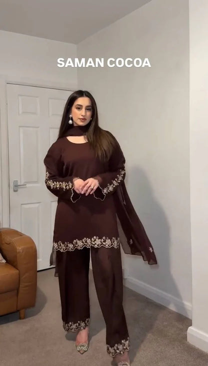 Amaira Designer Party Wear Suit Set