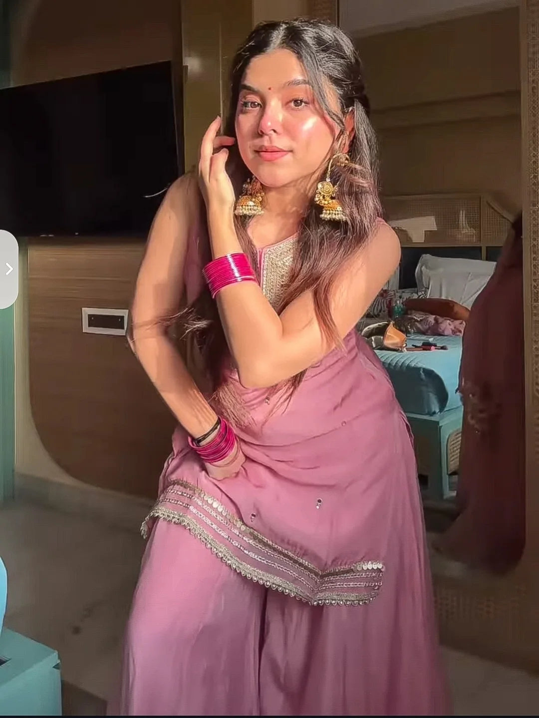 Avyana Cosmos Sharara Set