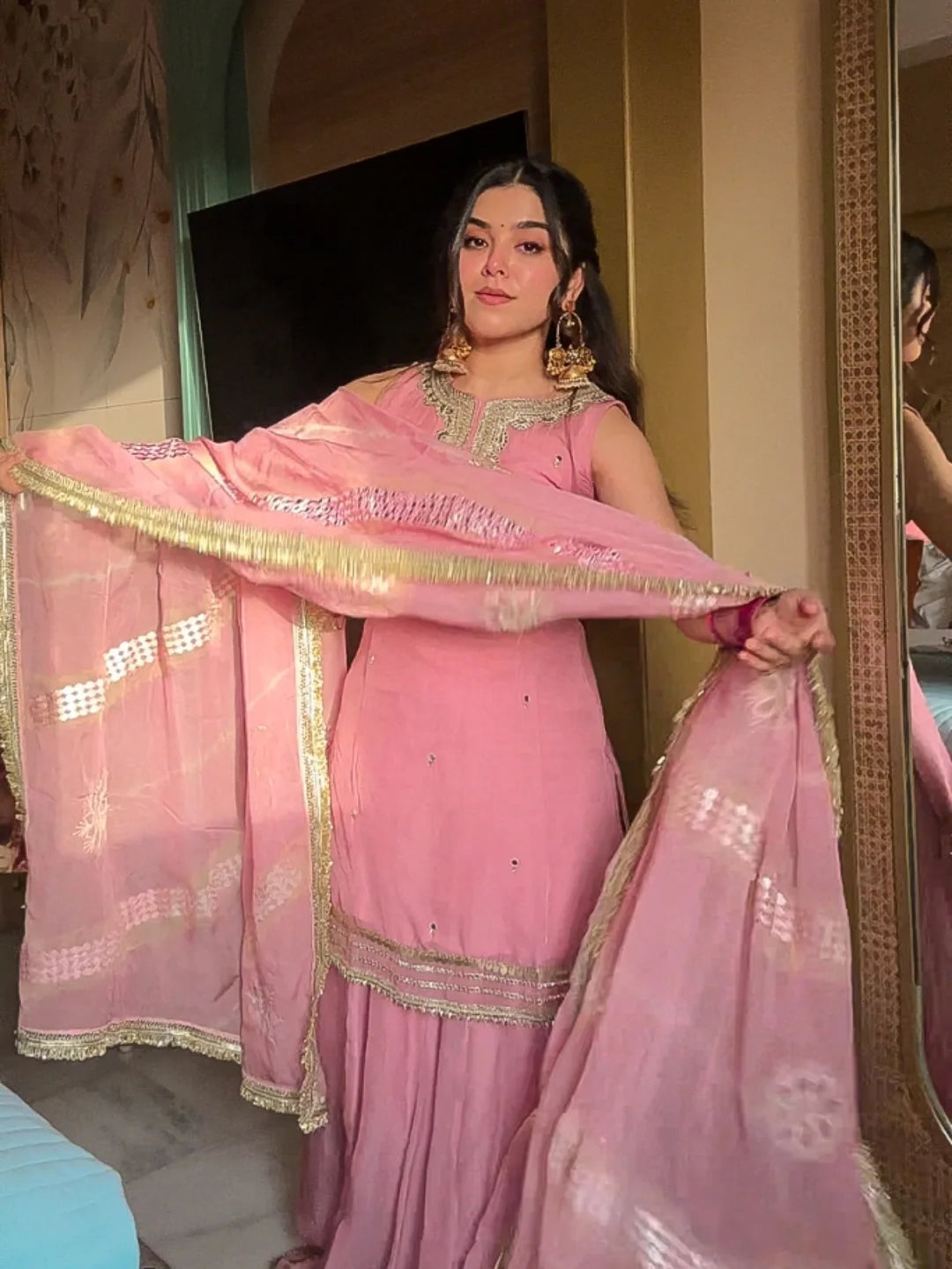 Avyana Cosmos Sharara Set