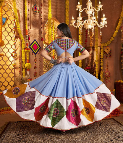 Gitika Navratri Special Kutchi Mirrorwork Lahenga