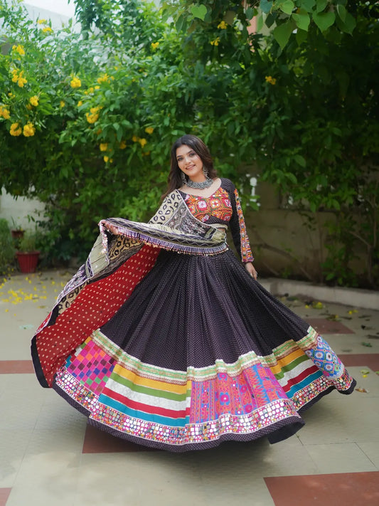 Navratri Special Kutchi Embroidered Lehenga choli