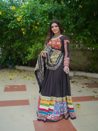 Navratri Special Kutchi Embroidered Lehenga choli