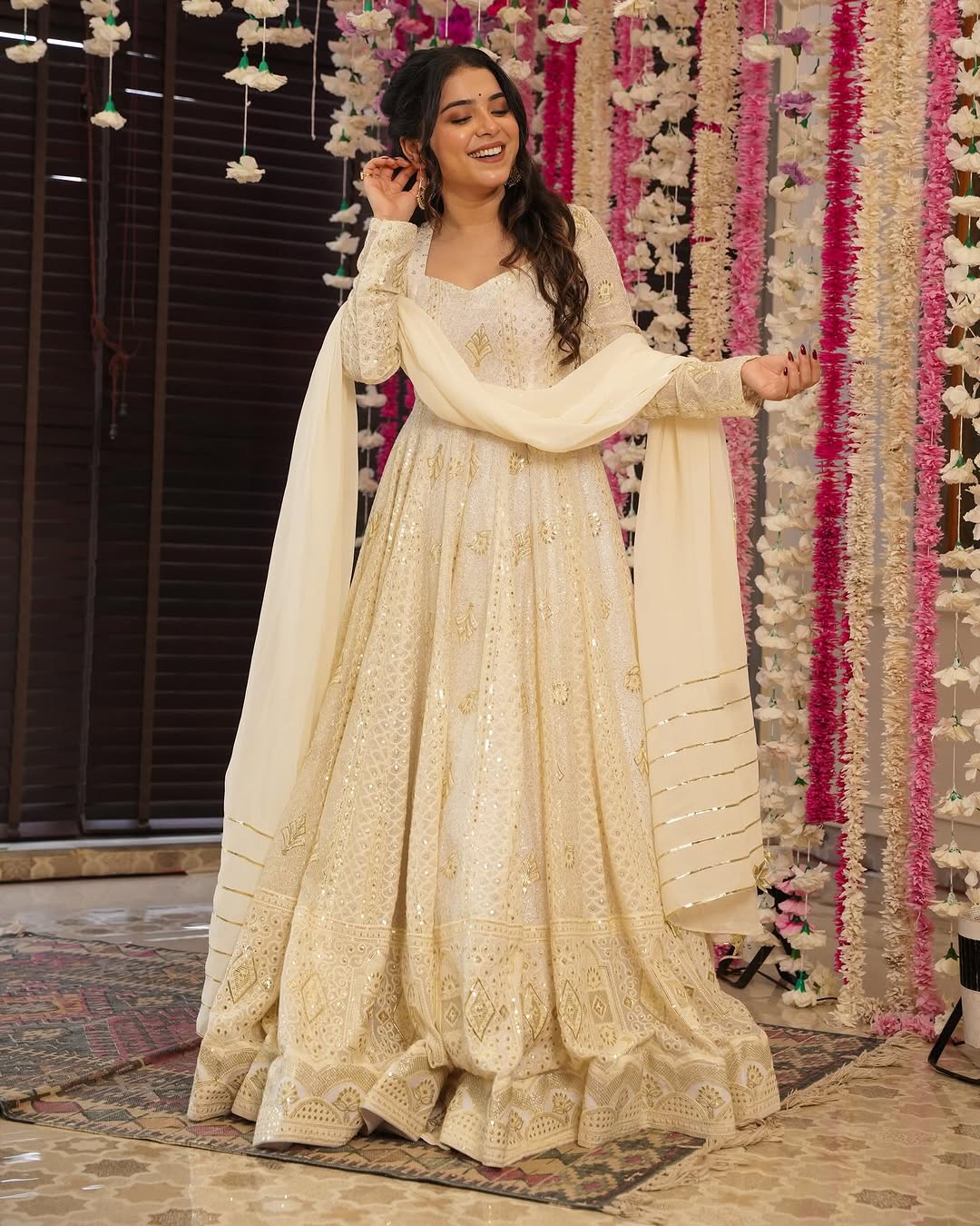 Saachi  Heavy Embroidered Maxi Set
