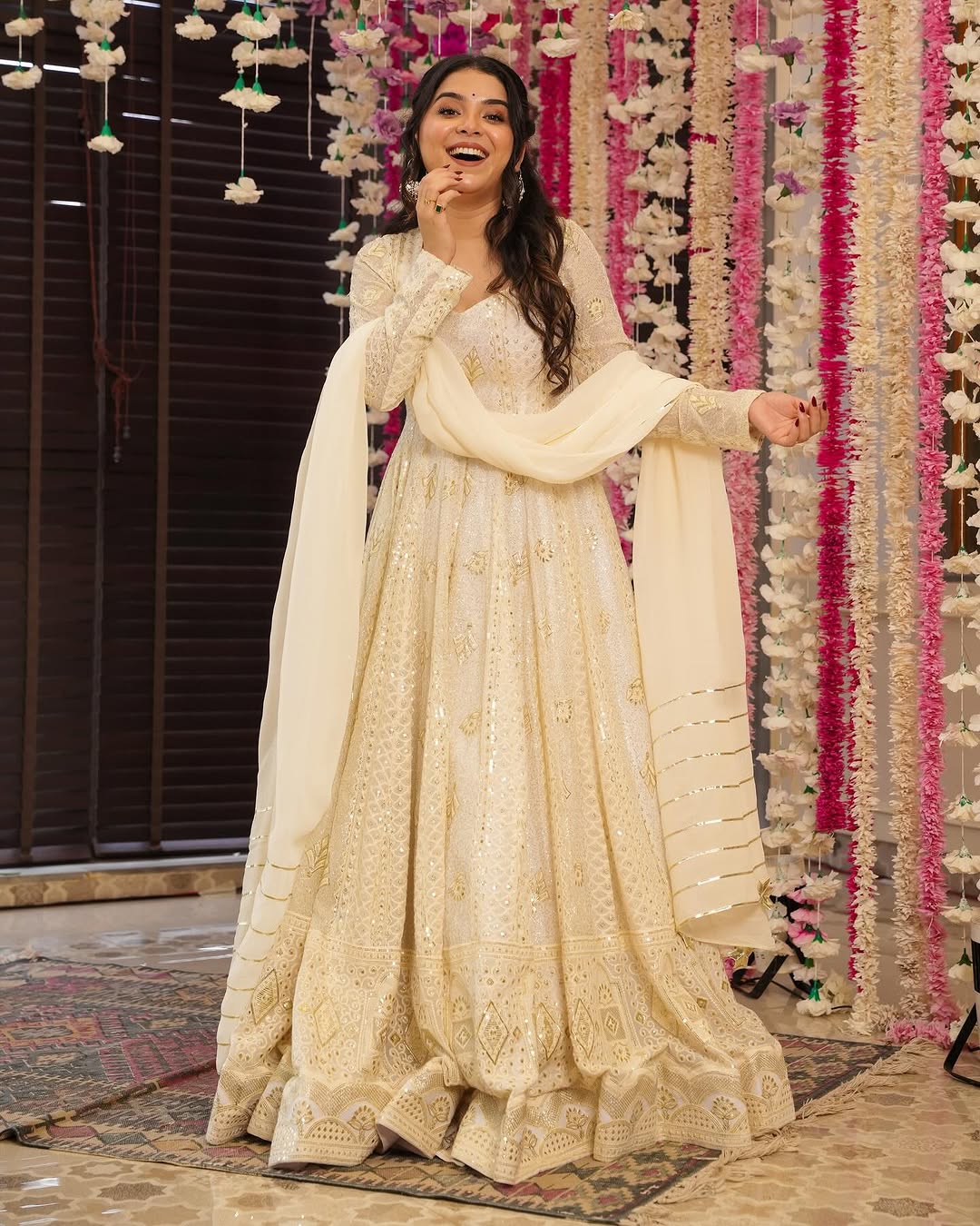 Saachi  Heavy Embroidered Maxi Set