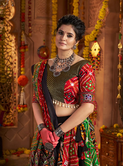 Kutchi mirror Multicolor Garba Special Gamthi
