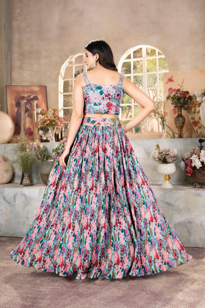 Nooraniyat organza lehenga choli set