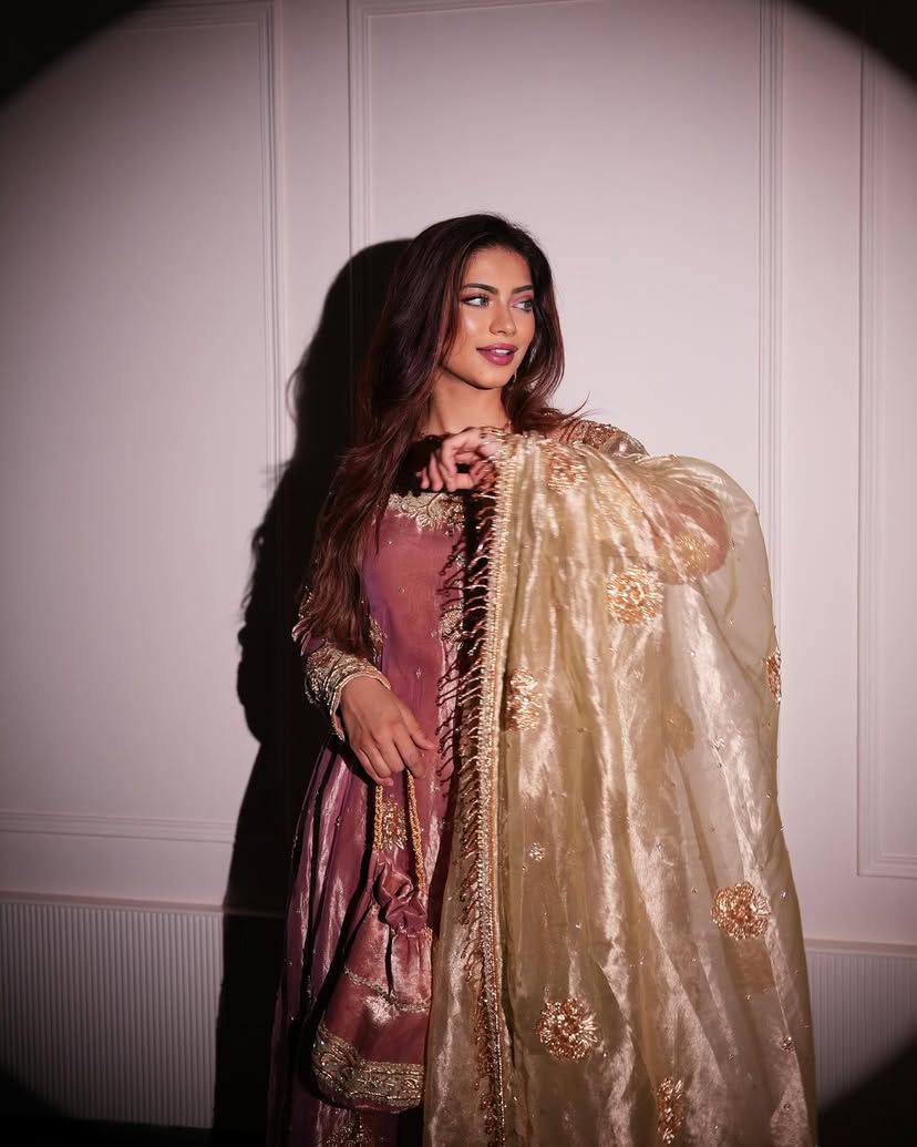 Sunehri Sitara A Golden Glow in Ornate Kurta Set