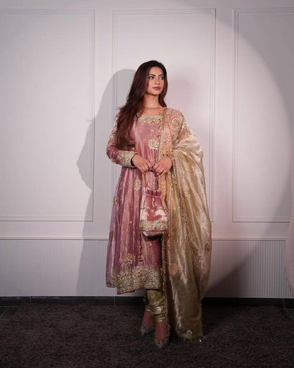 Sunehri Sitara A Golden Glow in Ornate Kurta Set