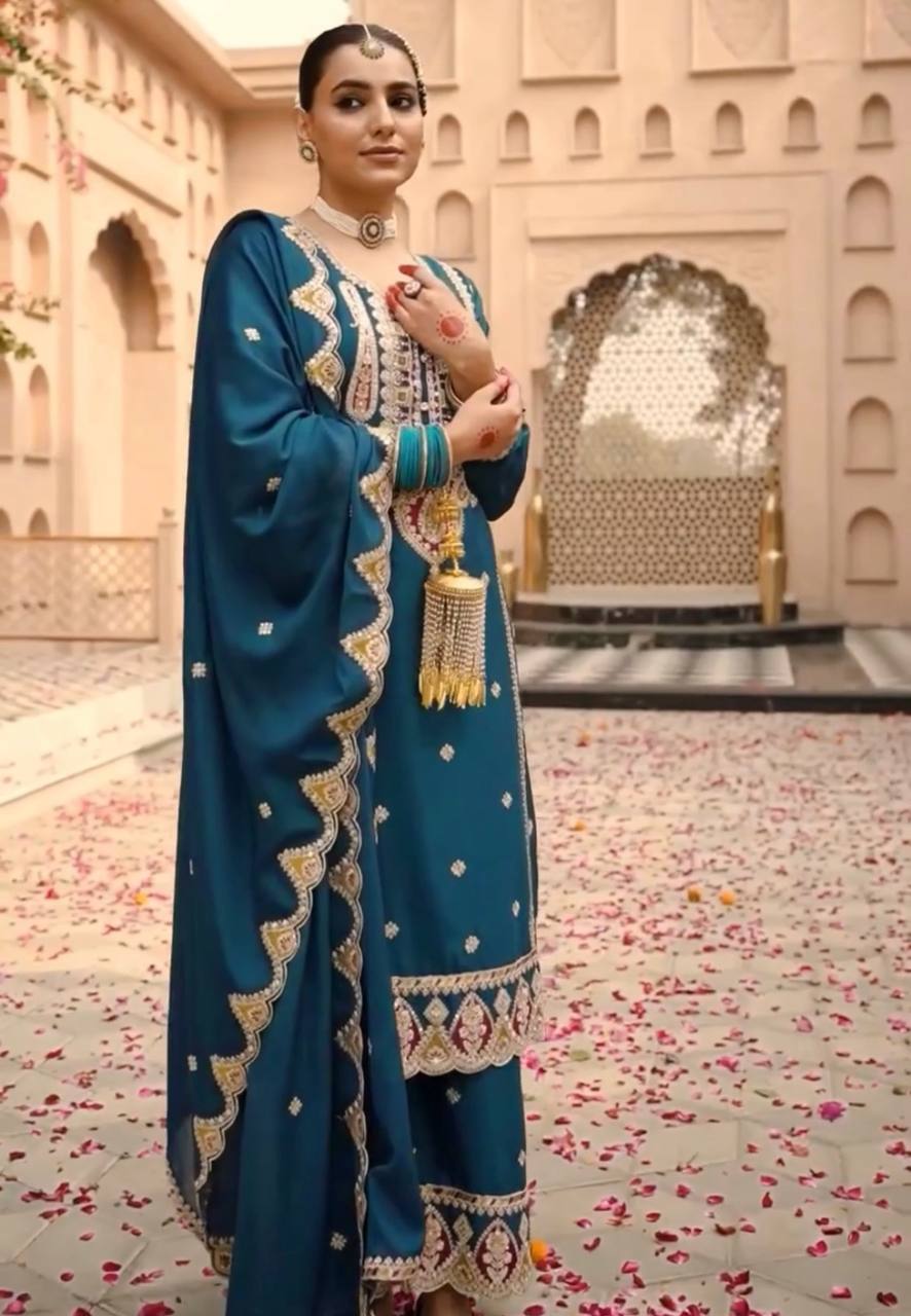 Malini Heavy Embroidered Kurta Set