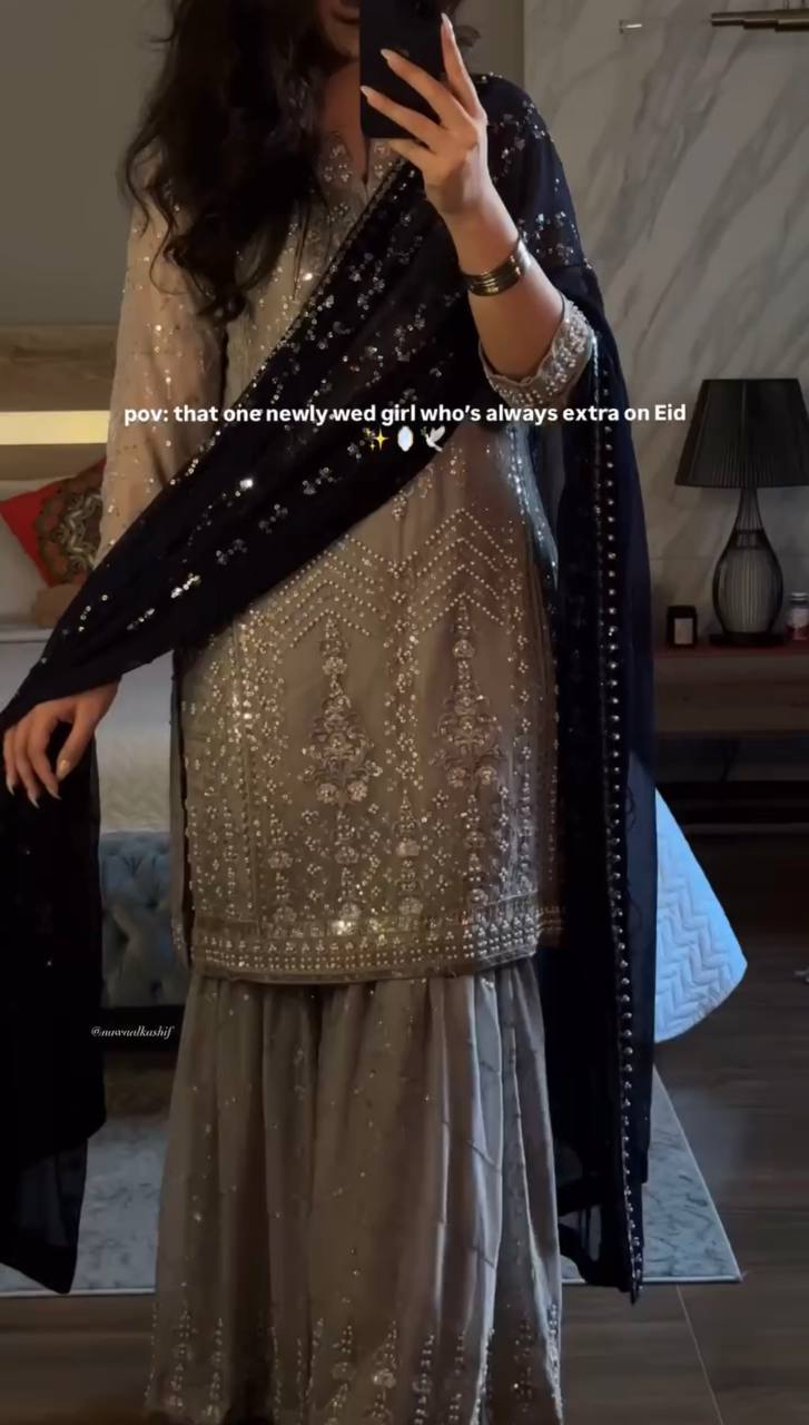 Inaya Royal Sharara Suit Set